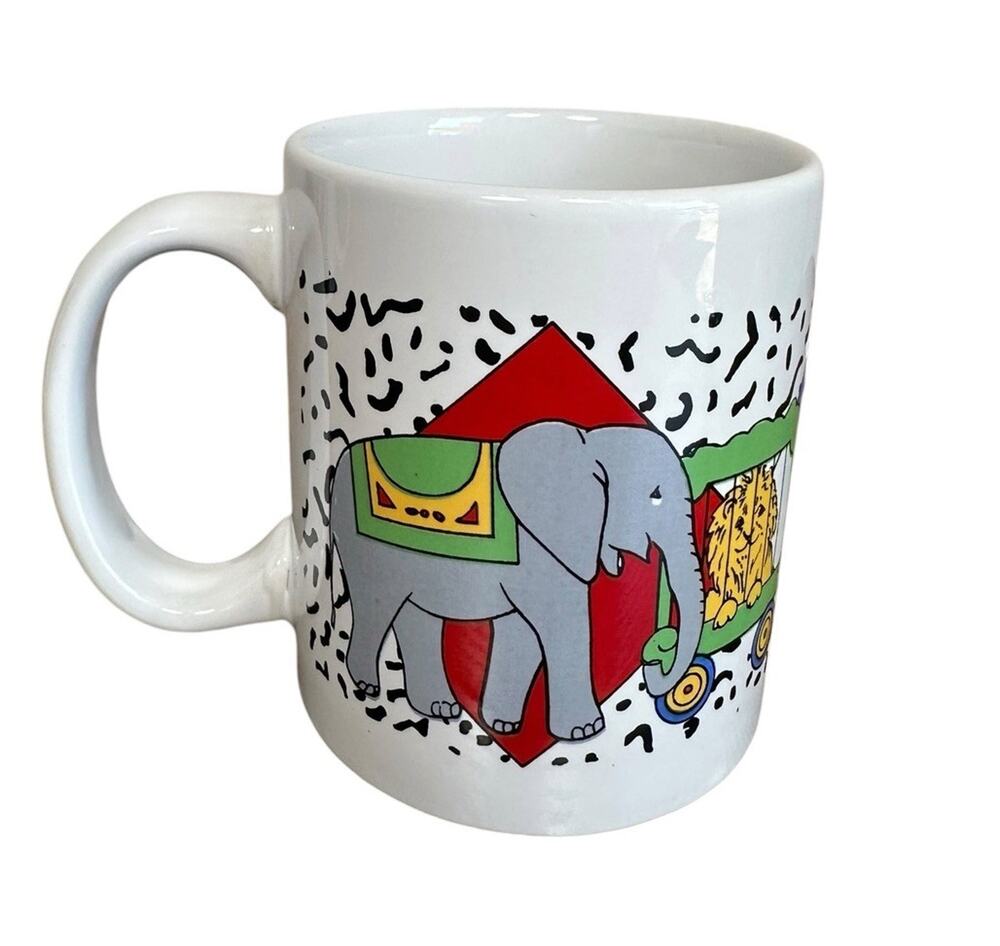 Vintage Circus Circus Las Vegas Hotel Casino Parade Souvenir Coffee Mug 12oz